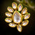 Fashionable Gold Plated Ring in a Feather Design (Design O6)