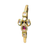 Bejeweled Kundan Gold Plated Simple Bracelet - PAAIE