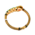 Leafy Ruby and Kundan Gold Plated Bracelet - PAAIE