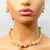 Premium Quality Gold Plated Baby Pink Kundan Set - PAAIE