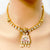 High Quality Gold Plated Baby Pink Kundan Set - PAAIE