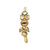 Gold Plated Kundan Openable Bracelet (Design 1) - PAAIE