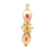 Simple Baby Pink Teardrop Kundan Bracelet - PAAIE