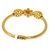 Simple Baby Pink Teardrop Kundan Bracelet - PAAIE