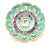 Floral Kundan Mint ring in Gold Plating - PAAIE