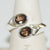925 Sterling Silver Smoky Quartz Gemstone Ring (D5) - PAAIE