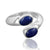 925 Sterling Silver Lapis Lazuli Gemstone Ring (D11) - PAAIE