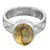 925 Sterling Silver Citrine Gemstone Ring (D40) - PAAIE