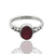 925 Sterling Silver Ruby Gemstone Ring (D43) - PAAIE