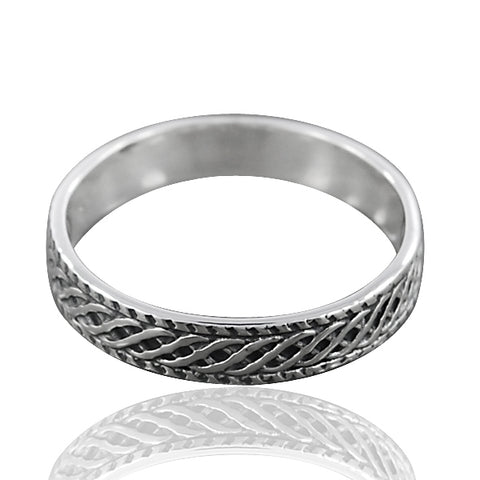 925 Designer Sterling Silver Ring (D55) - PAAIE