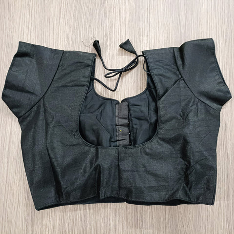 Gorgeous Black Color Designer Silk Blouse For Wedding & Party Wear (Design 648)