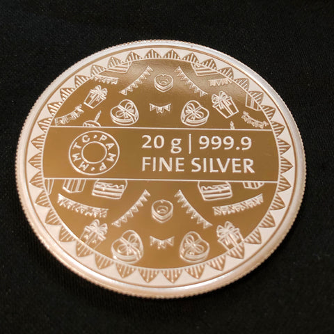 999 Happy Birthday Pure Silver 20 Grams Coin - PAAIE