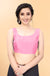 Delight Pink Silk Fabric Blouse For Regular & Casual Wear (Design 254)