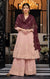 Designer Pink Color Suit with Sharara & Dupatta in Georgette (K644)