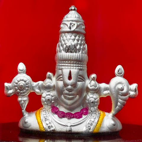999 Pure Silver Lord Bala Ji Idol in Oval - PAAIE