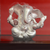 999 Pure Silver Small Ganesha Idol in Rectangular Base - PAAIE
