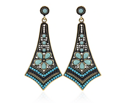 Modern Bohemian style Blue Earrings - PAAIE
