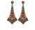 Modern Bohemian style Orange Earrings - PAAIE