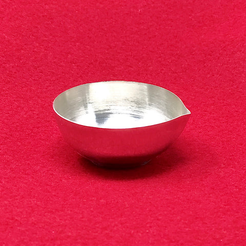 925 Silver Bowl Diya (Design 7) - PAAIE