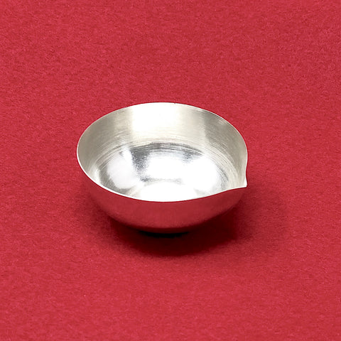 925 Silver Bowl Diya (Design 7) - PAAIE