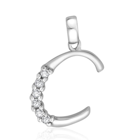 Letter "C" 925 Sterling Silver Pendant - PAAIE