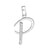 Letter "P" 925 Sterling Silver Pendant - PAAIE
