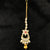 Chandbali Bejeweled Ruby Maang Tika - PAAIE