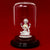 999 Pure Silver Small Lakshmi Idol with Flowers in Circular Base - PAAIE