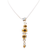 925 Citrine Four Stone Sterling Silver Pendant - PAAIE