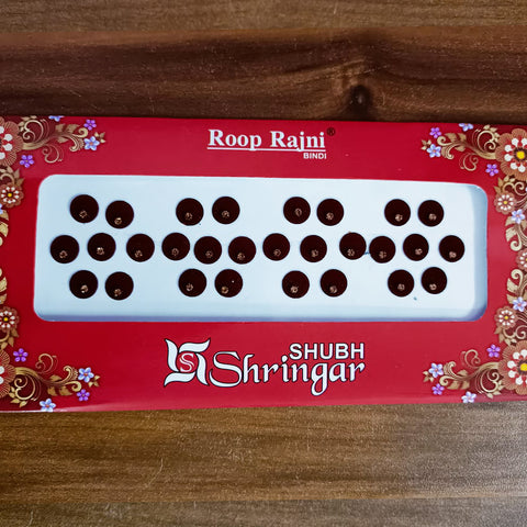 Maroon Bindi for Women - Bollywood Style Bindi for Girls Lady Woman Forehead (D7)
