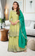 Designer Light Green Color Heavy Embroided Work Traditional/Festive Wear Suit with Sharara & Dupatta in Georgette (D880)