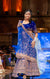 Designer Bridal Heritage Beautiful Blue & Pink Heavy Embroidered Velvet Lehenga Choli (D161)
