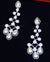 American Diamond Designer Earrings With Yellow Stone (E644)