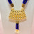 Jadau Kundan Royal Blue Semi Precious beads necklace - PAAIE
