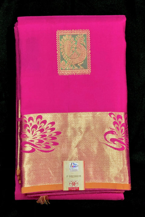 Silk Mark Certified Designer Pure Kanjivaram Silk Saree (D10) - PAAIE