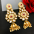 Gold Plated Kundan Earrings (Design 1) - PAAIE