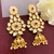 Gold Plated Kundan Earrings (Design 1) - PAAIE