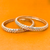 American Diamond and Rose-Gold Bangles (Design 10) - PAAIE