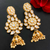 Gold Plated Kundan Earrings (Design 10) - PAAIE