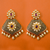 Gold Plated Kundan Earrings (Design 13) - PAAIE