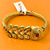 Gold Plated Kundan Openable Bracelet (Design 15) - PAAIE