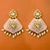 Gold Plated Kundan Earrings (Design 15) - PAAIE