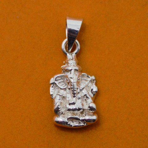 925 Ganesha Silver Pendant (Design 16) - PAAIE