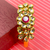 Gold Plated Kundan Openable Bracelet (Design 17) - PAAIE