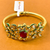 Gold Plated Kundan Openable Bracelet (Design 17) - PAAIE