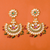 Gold Plated Kundan Earrings (Design 18) - PAAIE