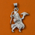 925 Hanuman Silver Pendant (Design 18) - PAAIE