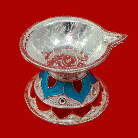 925 Silver Designer Diya (Design 20) - PAAIE