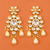 Gold Plated Kundan Earrings (Design 20) - PAAIE