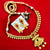 Gold Plated Traditional Indian Necklace Set with Earrings (25) - PAAIE
